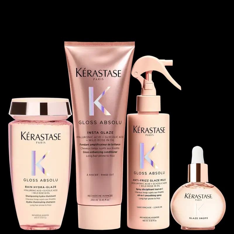 Kit Kérastase Gloss Absolu Squad — 4 produtos profissionais